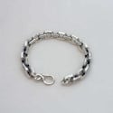 Bracelet homme argent massif chaine marine