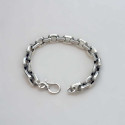 Bracelet homme argent massif chaine marine