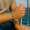 Bracelet homme argent massif chaine marine