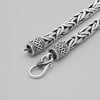 Bracelet balinais Argent Maille Tresse Cylindre Homme