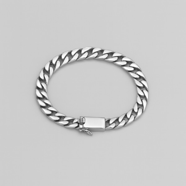 ChainsHouse Armband met schedel voor jongens, pantserketting