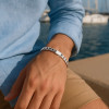Bracelet homme argent chaine epaisse biker motard