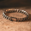 Bracelet homme argent chaine epaisse biker motard