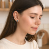 Boucles d'oreilles acier Signes du zodiaque Bélier