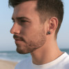 Boucles d'oreilles acier Signes du zodiaque Bélier