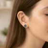 Boucles d'oreilles acier Signes du zodiaque Gémeaux