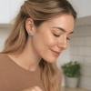 Boucles d'oreilles acier Signes du zodiaque Gémeaux