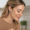 Boucles d'oreilles acier Signes du zodiaque Gémeaux