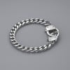 Bracelet homme acier chaine menotte infini