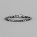 Unisex Stainless Steel Cylindrical Chain Bracelet