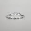 Bracelet chaine cylindrique acier inoxydable unisexe