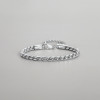 Bracelet chaine cylindrique acier inoxydable unisexe