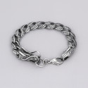 Bracelet homme chaine acier dragon