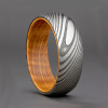 Bague personnalisee homme acier fibre de carbone arbre de vie (Dupliqué)