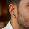 Boucles d'oreilles acier Signes du zodiaque Vierge