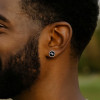 Boucles d'oreilles acier Signes du zodiaque Vierge