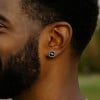 Boucles d'oreilles acier Signes du zodiaque Vierge