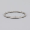 Bracelet homme chaine souple cylindrique acier