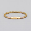 Bracelet homme chaine souple cylindrique acier