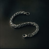 Bracelet acier homme chaine maille tresse