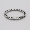 Bracelet homme chaine biker acier robuste motif celtique
