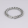 Bracelet homme chaine biker acier robuste motif celtique