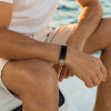 Bracelet personnalise homme caoutchouc gourmette acier