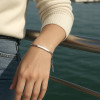 D Bracelet personnalise femme gourmette dore chaine cuba
