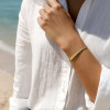 Gepersonaliseerde damesarmband met stalen kinketting om te graveren