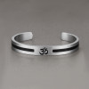 Bracelet OM homme jonc acier personnalisable
