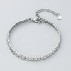 Bracelet homme chaine cuba acier finition polie