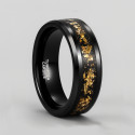 Bague personnalisee alliance anneau Tungstene