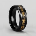 Bague personnalisee alliance anneau Tungstene
