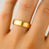 D Bague homme mariage tungstene personnalisable