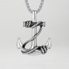 Pendentif homme celtique ancre marine acier