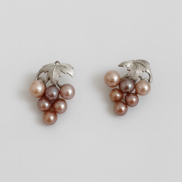 Boucles d'oreilles argent perles eau douce