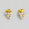 Boucles d'oreilles argent perles eau douce
