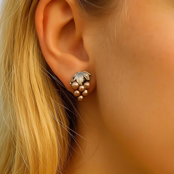Boucle D'oreille Verre De Perle Boucle D'oreille Verre De Perle