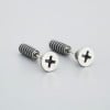 Pendientes de plata 925, gama de tornillos.
