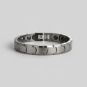 Bracelet homme femme ceramique finition polie aimants