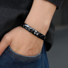 Bracelet homme femme ceramique finition polie aimants