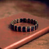 Bracelet homme femme ceramique finition polie aimants magnetique
