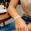 Bracelet ceramique noire homme femme magnetique aimants