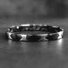 Bracelet ceramique blanche maillons aimantes