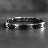Bracelet ceramique blanche maillons aimantes