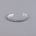 Bracelet argent massif jonc celtique