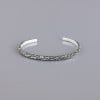 Bracelet argent massif jonc celtique