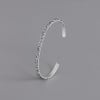 Bracelet argent massif jonc celtique