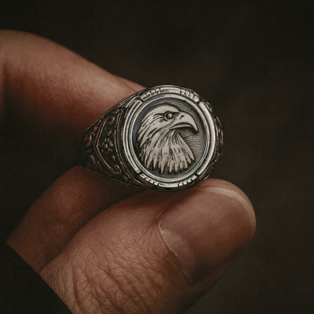 Chevalière Homme Argent massif (14 x16 mm) – BIJOUX ARGENT FRANCE