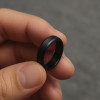 Bague de mariage personnalisée tungstène brossé